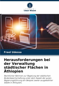 Cover Herausforderungen bei der Verwaltung städtischer Flächen in Äthiopien