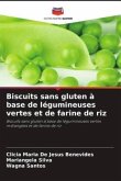 Biscuits sans gluten à base de légumineuses vertes et de farine de riz