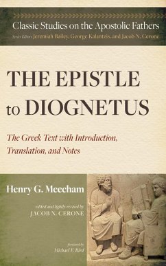 The Epistle to Diognetus (eBook, ePUB) - Meecham, Henry G.
