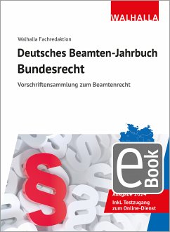 Deutsches Beamten-Jahrbuch Bundesrecht Jahresband 2024 (eBook, PDF) - Walhalla Fachredaktion