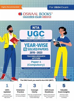 Oswaal NTA UGC NET/JRF/SET Paper-1 (Compulsory)   15 Year's Solved Papers Teaching & Research Aptitude   Yearwise   2015-2023   For 2024 Exam - Oswaal Editorial Board