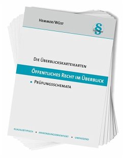 Überblickskarteikarten Offentliches Recht - Hemmer, Karl-Edmund;Wüst, Achim