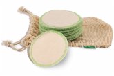 Wiederverwendbare Wattepads mit Wäschebeutel, 10er Set Wiederverwendbare Wattepads mit Wäschebeutel, 10er Set