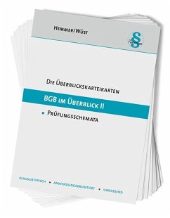 Überblickskarteikarten BGB im Überblick II - Nebengebiete - Hemmer, Karl-Edmund;Wüst, Achim