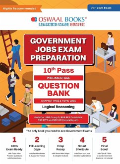Oswaal Government Exams Question Bank 10th Pass   Logical Reasoning   for 2024 Exam - Oswaal Editorial Board