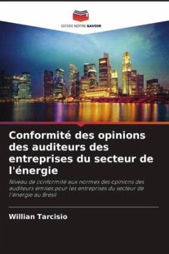 Conformité des opinions des auditeurs des entreprises du secteur de l'énergie - Tarcisio, Willian