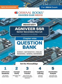 Oswaal Indian Navy - Agniveer SSR (Senior Secondary Recruit), (Agnipath Scheme), Question Bank   Chapterwise Topicwise for Science  Mathematics   English   Reasoning   General Awareness For 2024 Exam - Oswaal Editorial Board