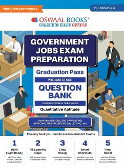 Oswaal Government Exams Question Bank Graduation Pass   Quantitative Aptitude   for 2024 Exam - Oswaal Editorial Board