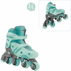 GLOBBER LEARNING SKATES 2in1 mint, Gr. 26-29