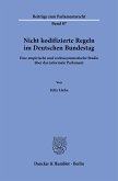 Nicht kodifizierte Regeln im Deutschen Bundestag.