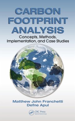 Carbon Footprint Analysis (eBook, ePUB) - Franchetti, Matthew John; Apul, Defne