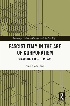 Cover Fascist Italy in the Age of Corporatism (eBook, PDF)