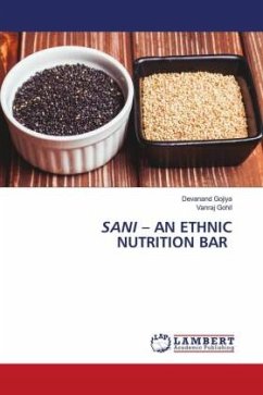 SANI ¿ AN ETHNIC NUTRITION BAR - Gojiya, Devanand;Gohil, Vanraj