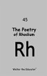 The Poetry of Rhodium (eBook, ePUB) - Bild 1