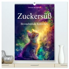 Zuckersüß - Bezaubernde Kätzchen (hochwertiger Premium Wandkalender 2025 DIN A2 hoch), Kunstdruck in Hochglanz