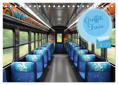 Graffiti Train (Tischkalender 2025 DIN A5 quer), CALVENDO Monatskalender