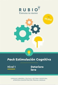 Pack estimulación cognitiva, nivel 1, deterioro leve - Pedrosa Casado, Beatriz