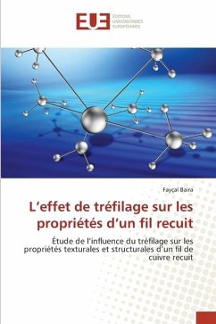 L¿effet de tréfilage sur les propriétés d¿un fil recuit - Baira, Fayçal