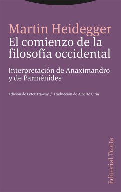 El comienzo de la filosofía occidental (eBook, ePUB) - Heidegger, Martin