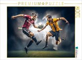 CALVENDO Puzzle Fussball   1000 Teile Lege-Größe 64x48cm Foto-Puzzle für glückliche Stunden