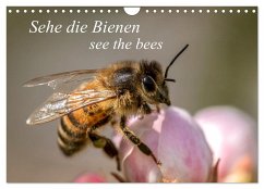Sehe die Bienen (Wandkalender 2025 DIN A4 quer), CALVENDO Monatskalender