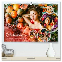 Obstkönigin - Fruchtig, floral und voller Schönheit (hochwertiger Premium Wandkalender 2025 DIN A2 quer), Kunstdruck in Hochglanz