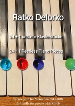 Cover 24+ 1 Unstete Klavierstücke - 24+1 Restless Piano Pieces