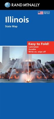 Rand McNally Easy to Fold: Illinois State Laminated Map - Rand Mcnally