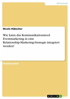 Wie kann das Kommunikationstool Eventmarketing in eine Relationship-Marketing-Strategie integriert werden? - Hübscher, Nicole