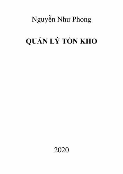 Qu¿n Lý T¿n Kho (eBook, ePUB)