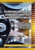 International Conference on Advancements in Materials, Manufacturing & Automation (eBook, PDF)