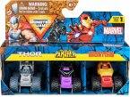 MNJ Monster Jam Mini 3er-Pack Marvel