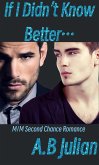 If I Didn't Know Better... M/M Second Chance Romance (The Right One: Gay Romance, #2) (eBook, ePUB)