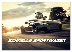 Schnelle Sportwagen (Wandkalender 2025 DIN A2 quer), CALVENDO Monatskalender