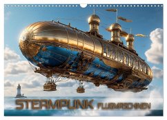 Steampunk Flugmaschinen (Wandkalender 2025 DIN A3 quer), CALVENDO Monatskalender