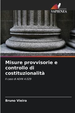 Misure provvisorie e controllo di costituzionalità - Vieira, Bruno