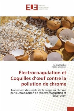 Électrocoagulation et Coquilles d¿¿uf contre la pollution de chrome - Elabbas, Saliha;Ouazzani, Naaila