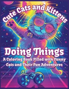 Cute Cats and Kittens Doing Things - Coloring, Mindful