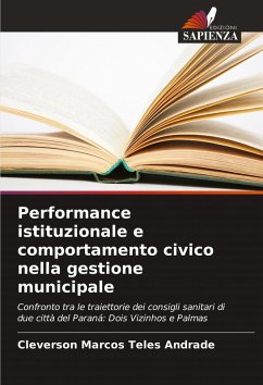 Cover Performance istituzionale e comportamento civico nella gestione municipale