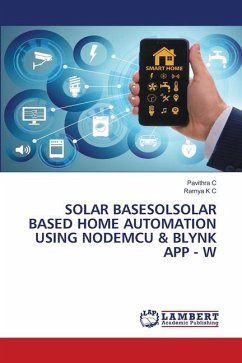 SOLAR BASESOLSOLAR BASED HOME AUTOMATION USING NODEMCU & BLYNK APP - W