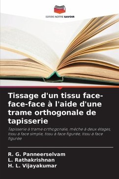 Tissage d'un tissu face-face-face à l'aide d'une trame orthogonale de tapisserie - Panneerselvam, R. G.;Rathakrishnan, L.;Vijayakumar, H. L.