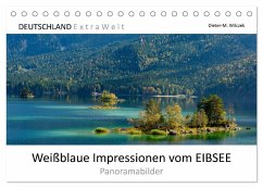 Weißblaue Impressionen vom Eibsee (Tischkalender 2025 DIN A5 quer), CALVENDO Monatskalender - Calvendo;Wilczek, Dieter-M.