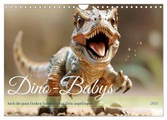 Dino-Babys (Wandkalender 2025 DIN A4 quer), CALVENDO Monatskalender - Calvendo;Tapper, Daniela