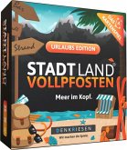 Denkriesen - Stadt Land Vollpfosten® - Das Kartenspiel - Urlaub Edition