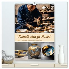 Kaputt wird zu Kunst (hochwertiger Premium Wandkalender 2025 DIN A2 hoch), Kunstdruck in Hochglanz