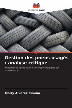 Gestion des pneus usagés : analyse critique - Alvarez Cimino, Marly