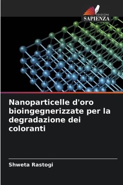 Nanoparticelle d'oro bioingegnerizzate per la degradazione dei coloranti - Rastogi, Shweta