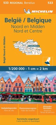 Belgium North & Central - Michelin Regional Map 533 - Michelin