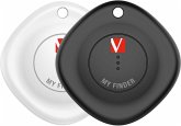 1x2 Verbatim My Finder Bluetooth Item Finder, schwarz/weiß 32131