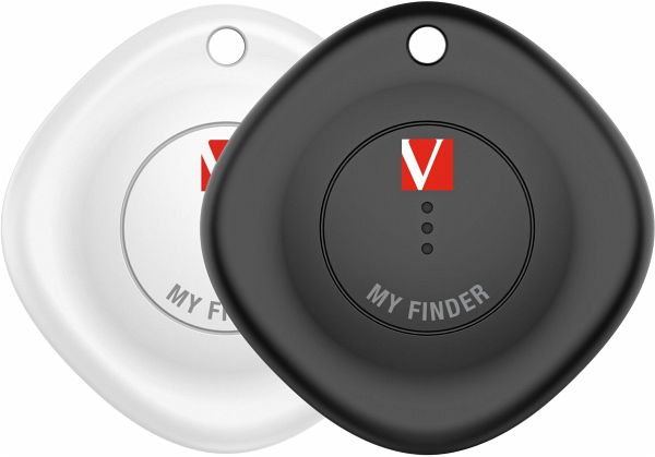 1x2 Verbatim My Finder Bluetooth Item Finder, schwarz/weiß 32131 1x2 Verbatim My Finder Bluetooth Item Finder, schwarz/weiß 32131